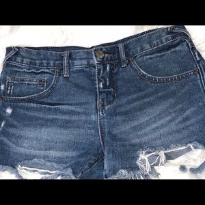 Free People Denim Shorts